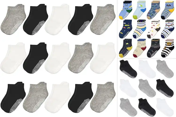 Detailed view of Best 1-3T Grip Socks