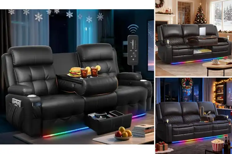 Detailed view of Best 3 Seat Home Theater Sofa