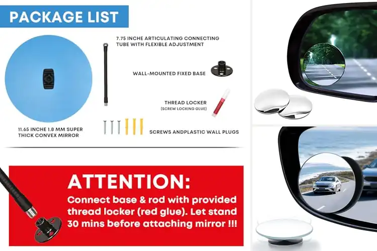 Detailed view of Best Affordable Convex Mirrors