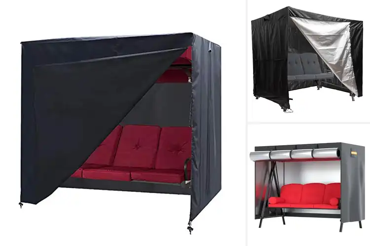 Detailed view of Best All Weather Swing Covers