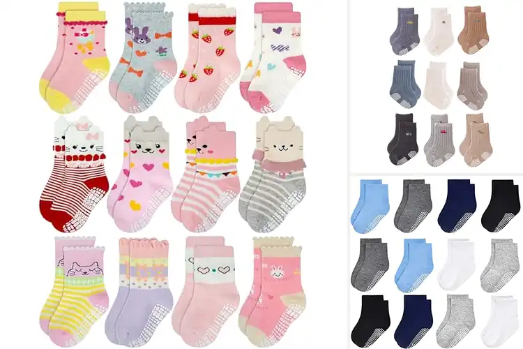 Detailed view of Best Anti-Skid Baby Socks for Steady Steps & Cozy Comfort