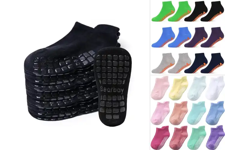 Detailed view of Best Anti Slip Socks For Kids 6M-7Y