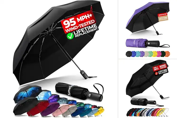 Detailed view of Best Automatic Umbrellas: Top 10 Picks for Style & Strength
