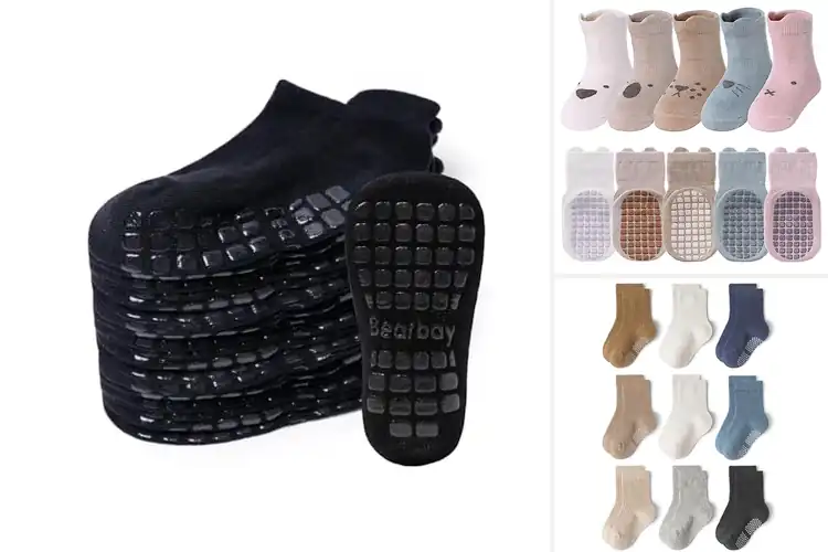 Detailed view of Best Baby Anti Slip Socks: Keep Your Little Explorer Safe