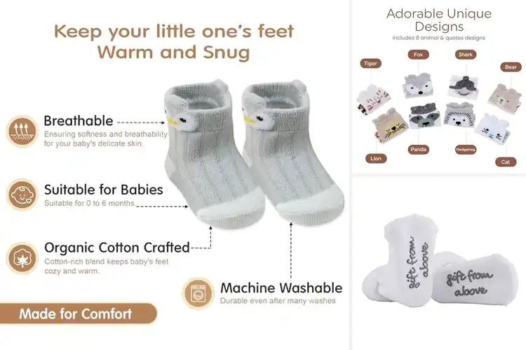Detailed view of Best Baby Gift Socks Unisex