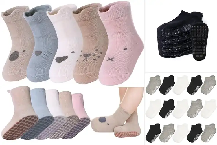 Detailed view of Best Baby Toddler Socks With Grip