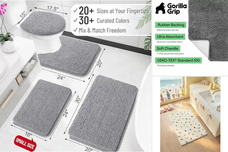Detailed view of Best Bath Mats: Top 10 Picks for Comfort & Style