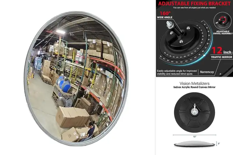 Detailed view of Best Blind Spot Safety Mirrors
