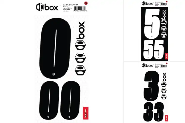 Detailed view of Best BMX Plate Stickers