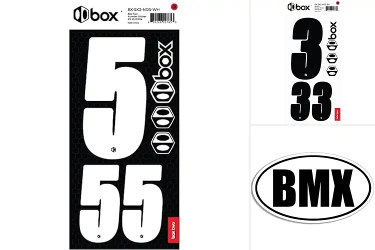 Detailed view of Best Bmx Race Stickers