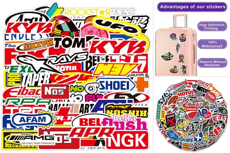 Detailed view of Best BMX Sticker Packs