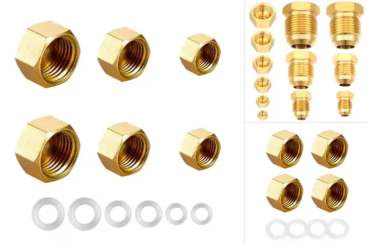 Detailed view of Best Brass Caps Sets for Secure, Durable Plumbing Seals