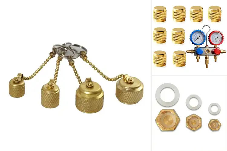Detailed view of Best Brass Vacuum Caps