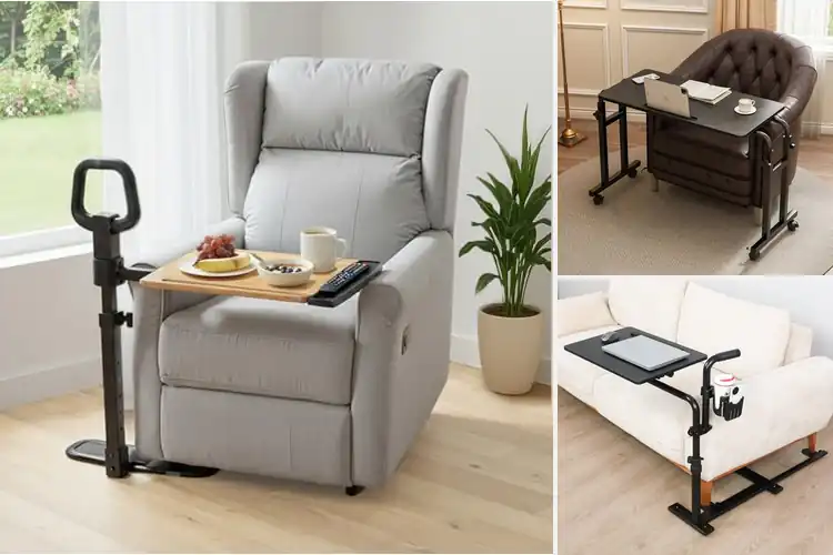 Detailed view of Best Built In Tray Table For Recliner