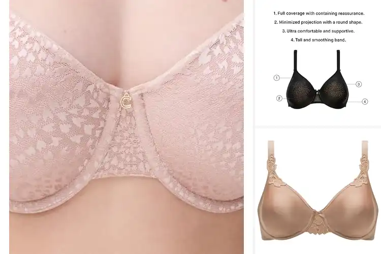 Detailed view of Best Chantelle Minimizer Bras