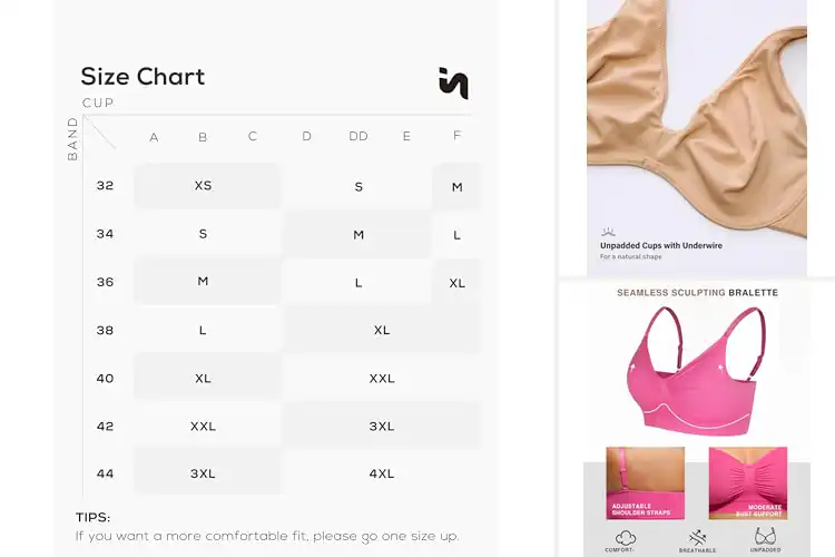 Detailed view of Best Comfortable Unlined Bras: Soft Support for All-Day Ease