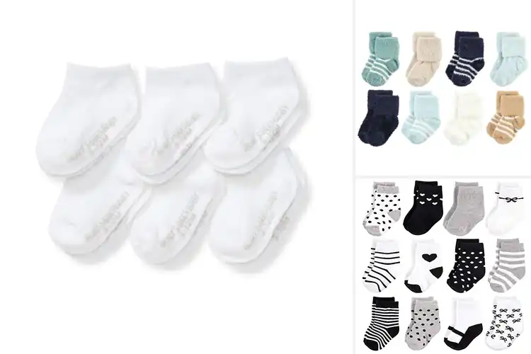 Detailed view of Best Cotton Rich Socks For Baby Feet
