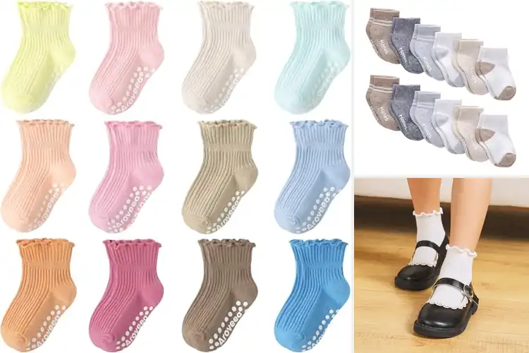 Detailed view of Best Cotton Toddler Socks