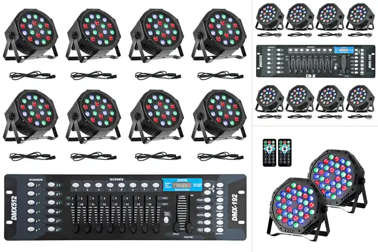 Detailed view of Best DMX Controlled Lights