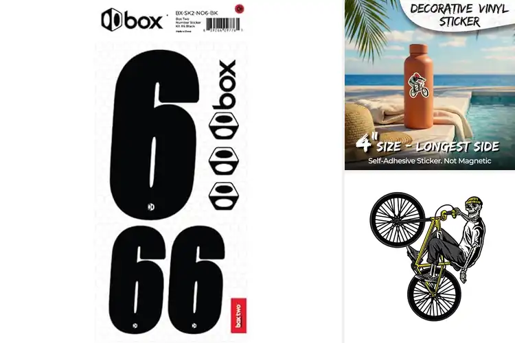 Detailed view of Best Easy-To-Apply BMX Stickers