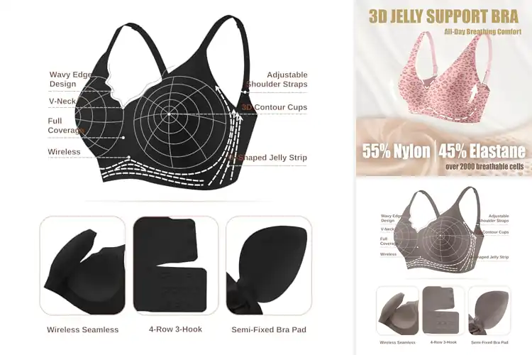 Detailed view of Best Everyday Wear Bras: Wire-Free Comfort & Perfect Fit