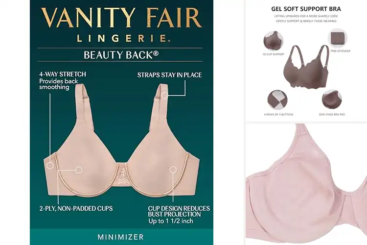 Detailed view of Best Everyday Wear Minimizer Bras
