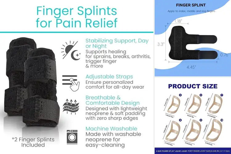 Detailed view of Best Finger Braces: Top Picks for Fast Pain Relief & Healing