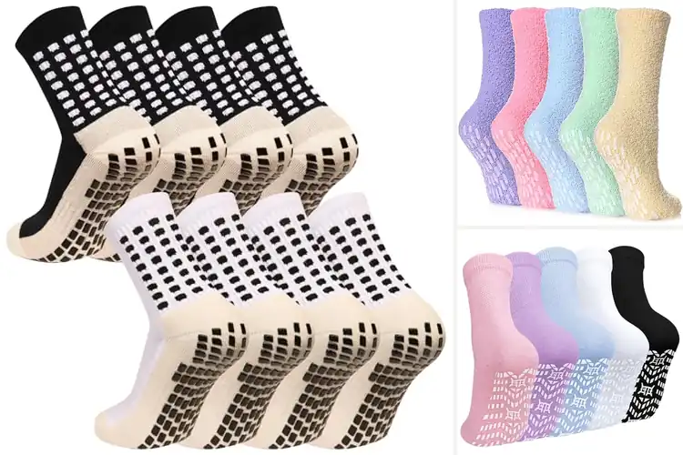 Detailed view of Best Grip Anti Slip Socks: Stay Steady & Secure