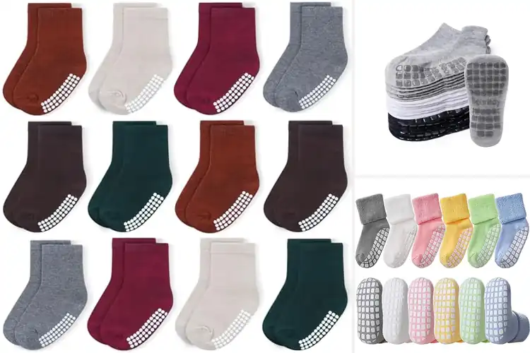 Detailed view of Best Grippy Socks for Babies: Safe Steps & Steady Play