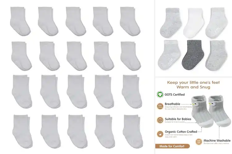 Detailed view of Best Infant Socks: Top 10 Cozy & Stylish Picks for Your Baby