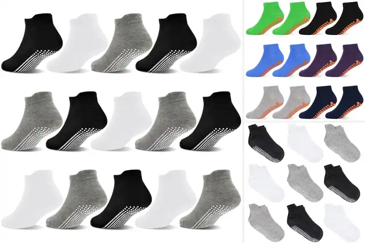 Detailed view of Best Kids Non Slip Socks