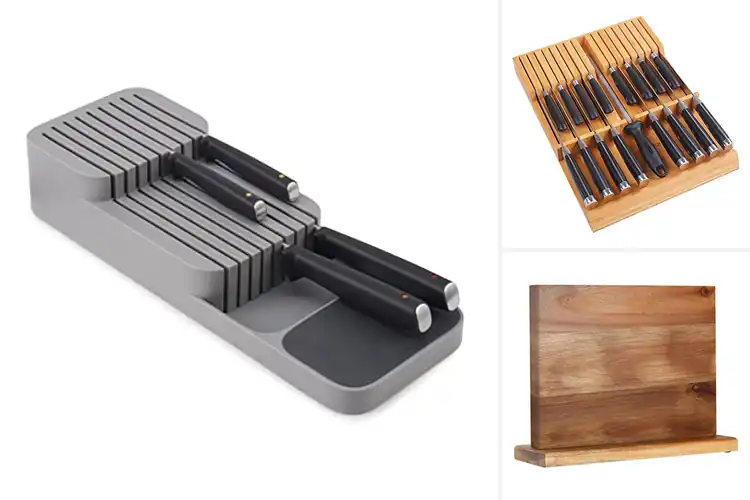 Detailed view of Best Kitchen Knife Organizers for a Clutter-Free Kitchen