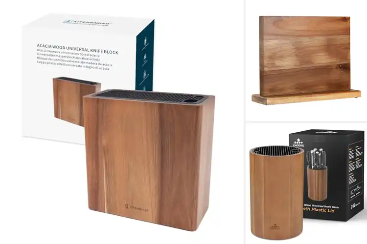 Detailed view of Best Knife Block With Edge Protection