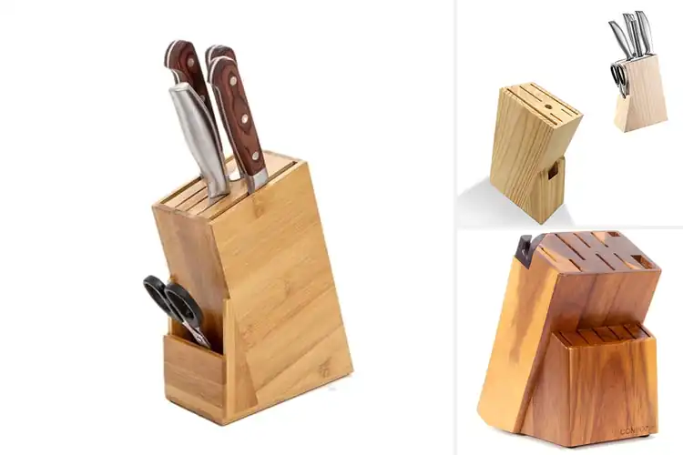 Detailed view of Best Knife Block With Scissors Slot