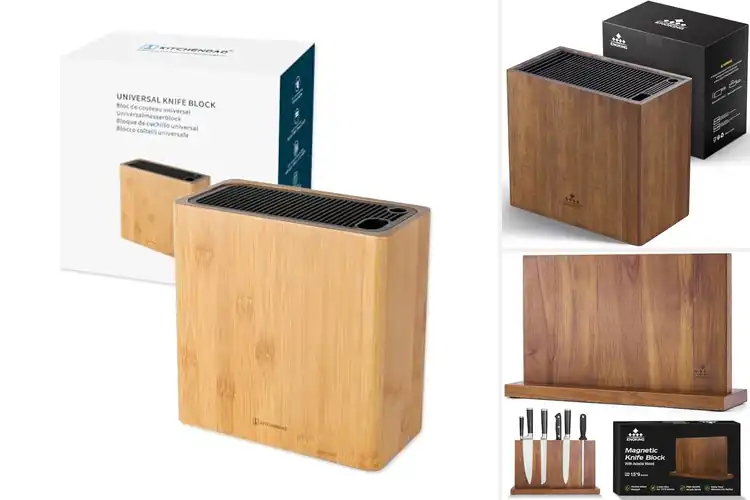 Detailed view of Best Large Capacity Countertop Knife Holder