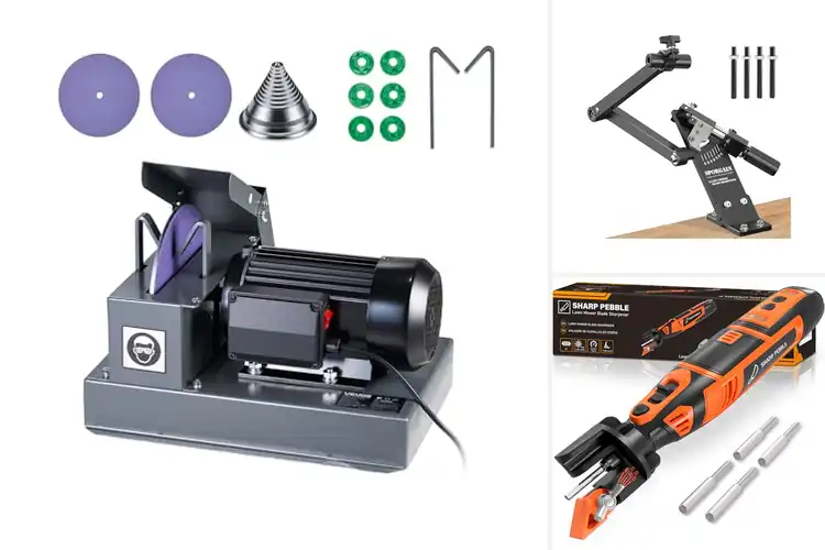 Detailed view of Best Lawn Mower Blade Sharpeners