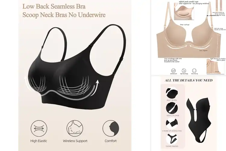 Detailed view of Best Leotard Style U Shaped Back Bras