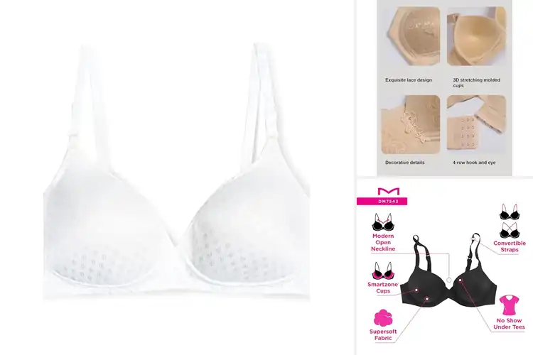 Detailed view of Best Lightly Padded Unlined Bras