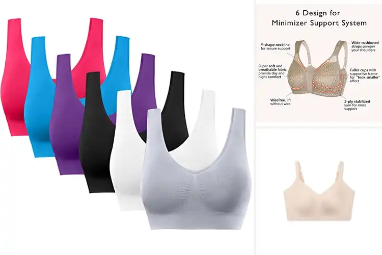 Detailed view of Best Lightweight Polyamide Spandex Bras