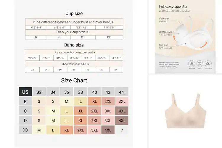 Detailed view of Best Lightweight Yet Supportive Bras