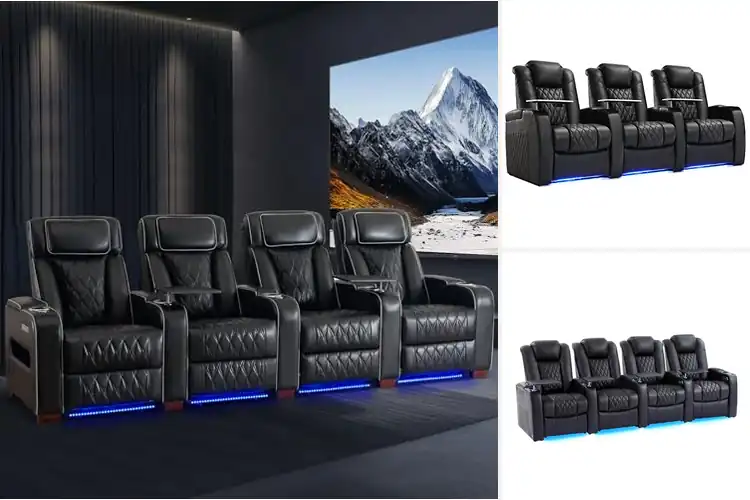 Detailed view of Best Luxury Home Theater Seating