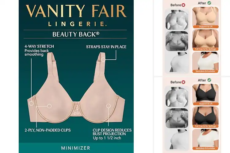Detailed view of Best Minimizer Bras