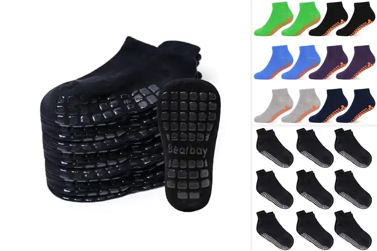 Detailed view of Best Non Slip Socks For Kids: Safe, Comfy, and Fun Picks