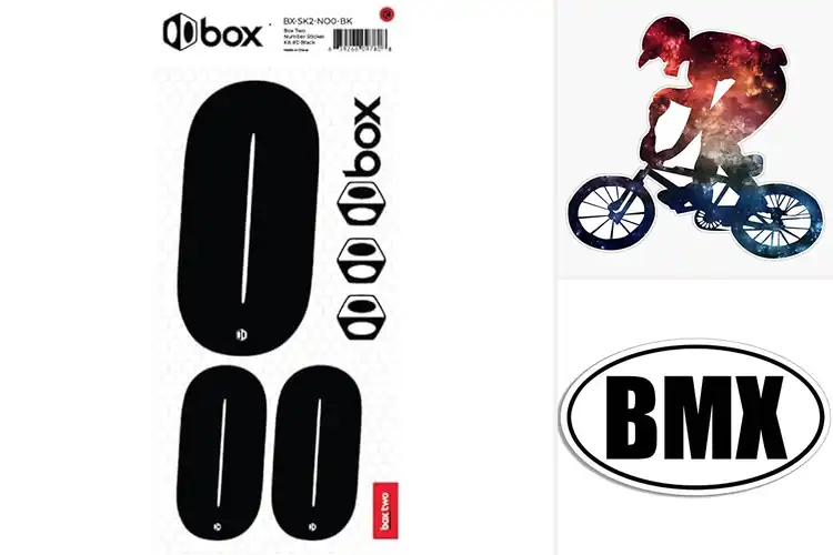 Detailed view of Best Peel-And-Stick BMX Stickers