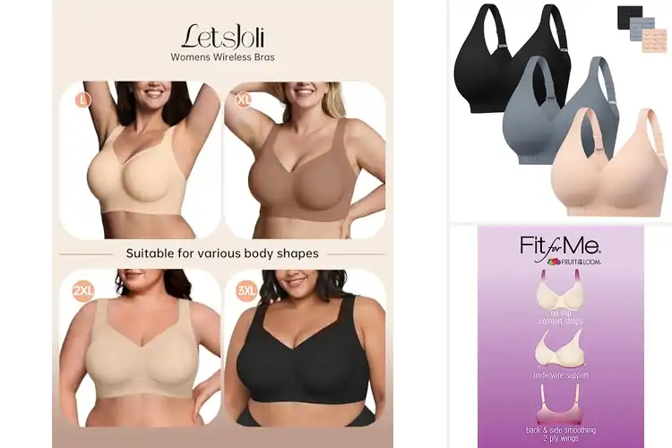 Detailed view of Best Plus Size Bras for All-Day Comfort & Support