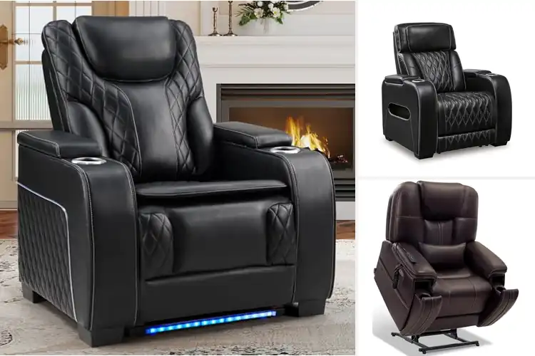 Detailed view of Best Power Recliner With Adjustable Headrests