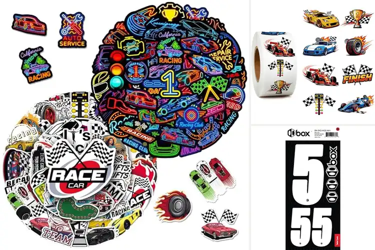 Detailed view of Best Race-Compatible Stickers