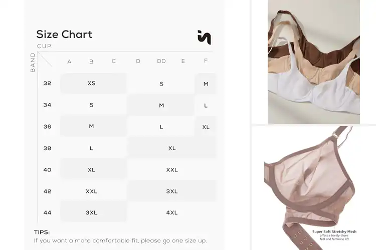 Detailed view of Best Seamless Unlined Bras