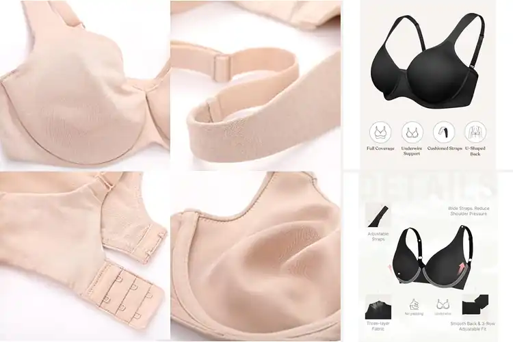 Detailed view of Best Seamless Unlined Minimizer Bras