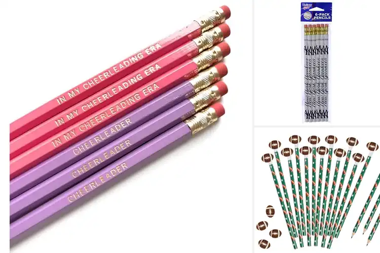 Detailed view of Best Team Spirit Pencil Set – Show Your Pride in Style